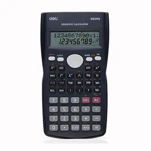Deli - ED82MS Auto/Manual Power Off, Dual Power Scientific Calculator